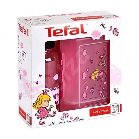 Кутия и бутилка Tefal Tritan Princess Комплект