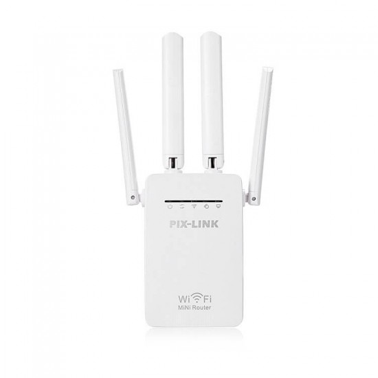 Усилвател Mini Router, за WiFi Repeater, PIX-LINK , 300Mbps